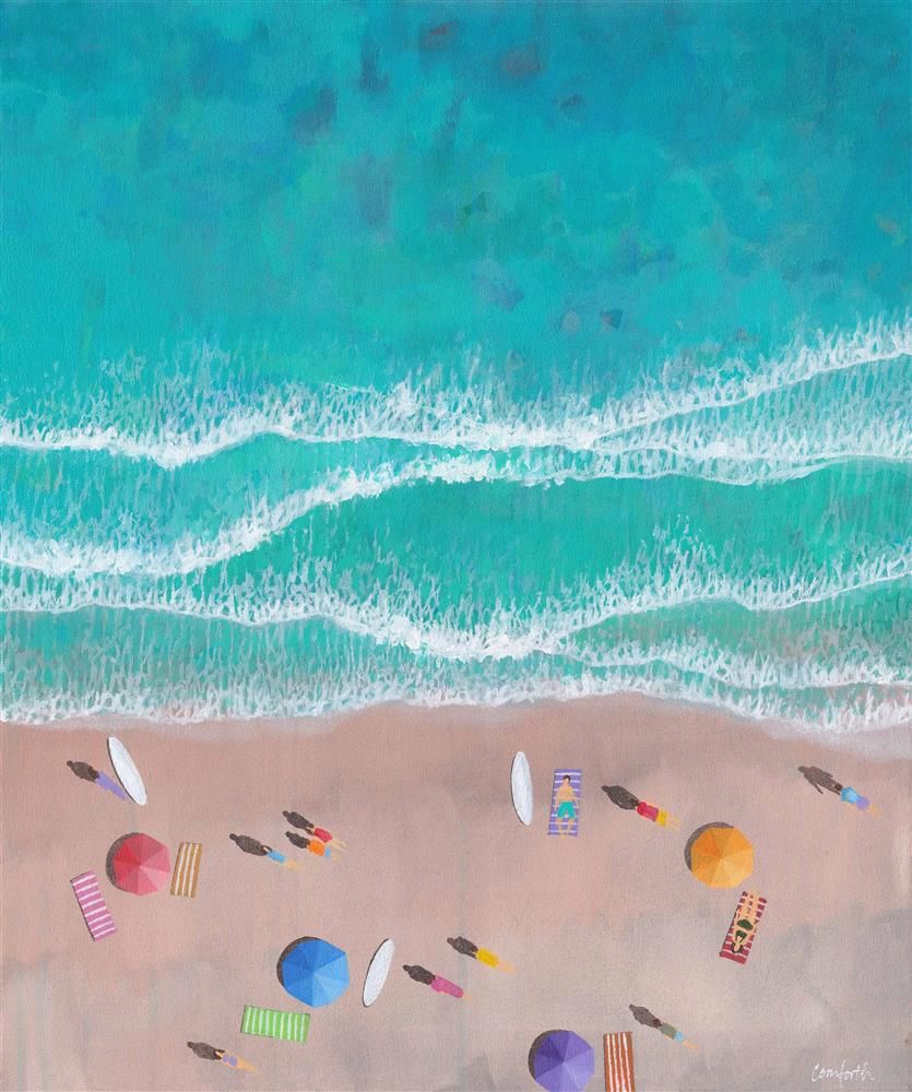 Lenny Cornforth- 'End Of Summer' - Framed Original Art
