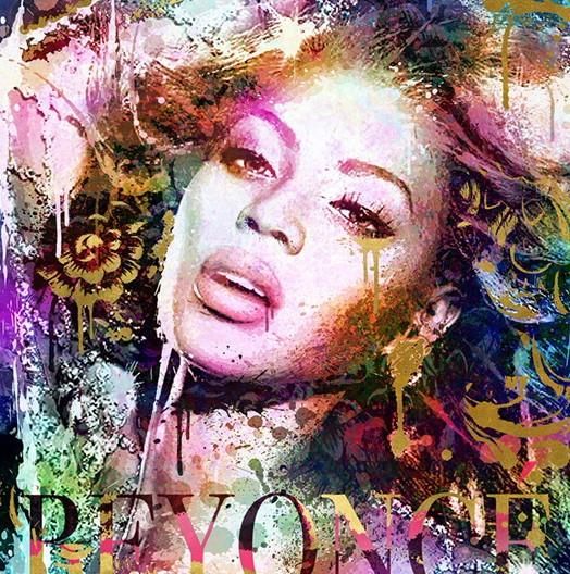 Mark Hodgkinson - 'Queen Bey' - Framed Original Art