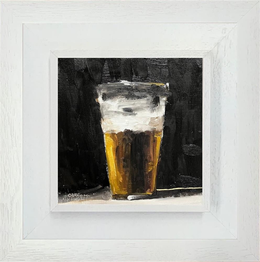 Neil Carroll - 'Glass Of Beer' - Framed Original Painting