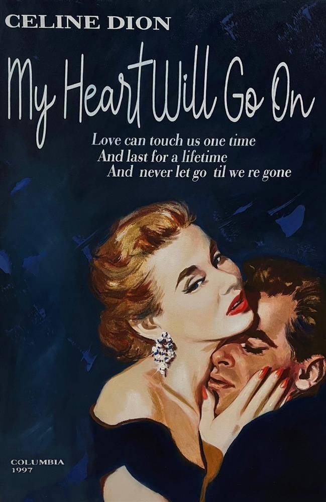 Linda Charles - 'My Heart Will Go On' - Framed Original Artwork