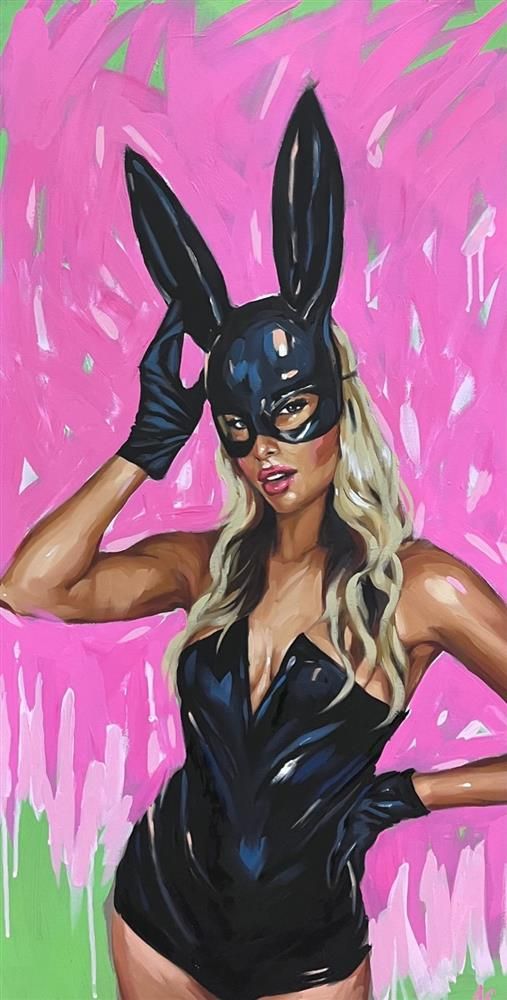 Joss Clapson - 'Masked Beauty' - Framed Original Art