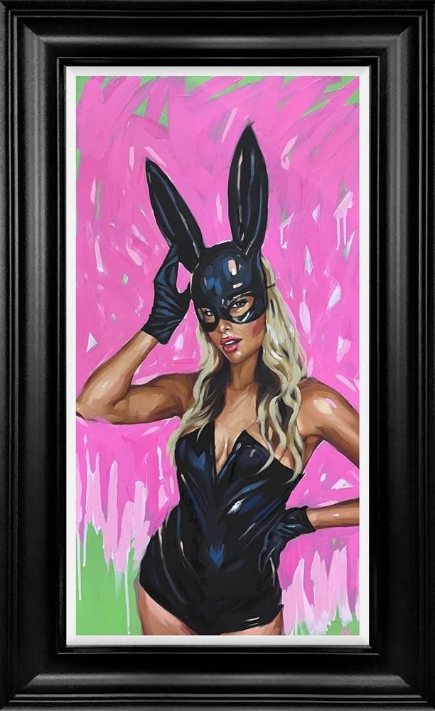 Joss Clapson - 'Masked Beauty' - Framed Original Art