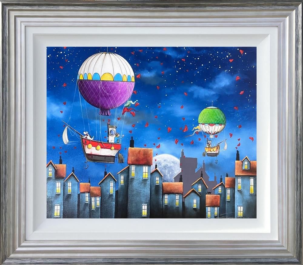 Dale Bowen -  'Night Flight' - Framed Original Art