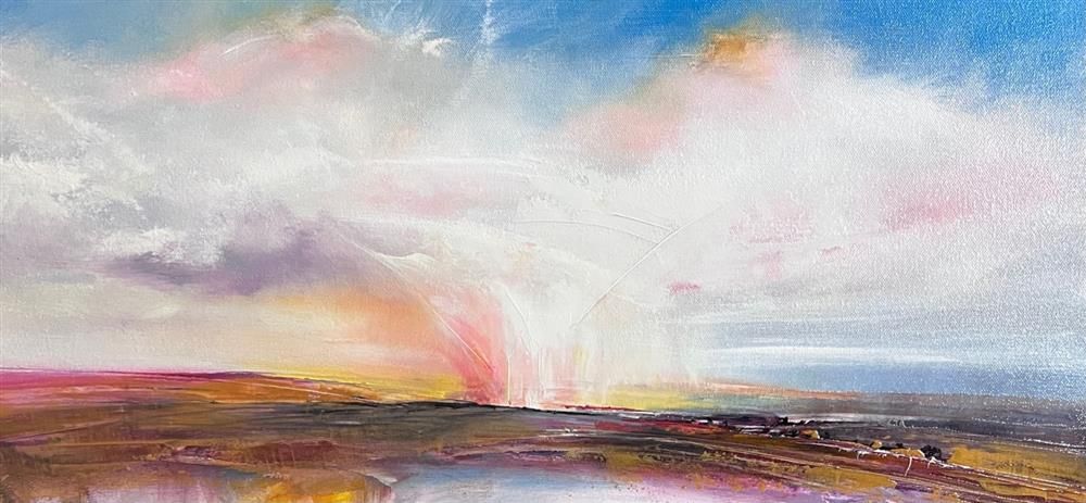 Joanna Taylor - 'Heated Lands' - Framed Original Artwork