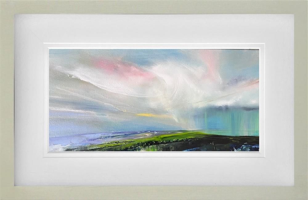 Joanna Taylor - 'Misty Lands' - Framed Original Artwork