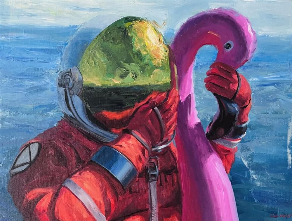 Andreas Claussen - 'Don't Speak' - Framed Original Art