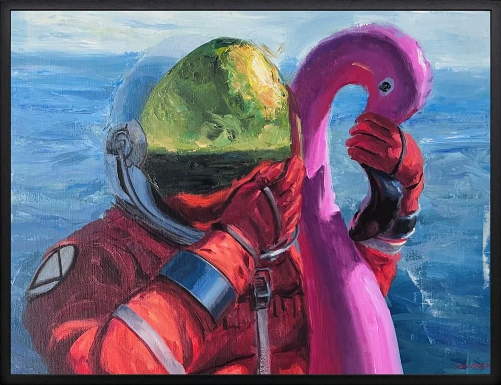 Andreas Claussen - 'Don't Speak' - Framed Original Art