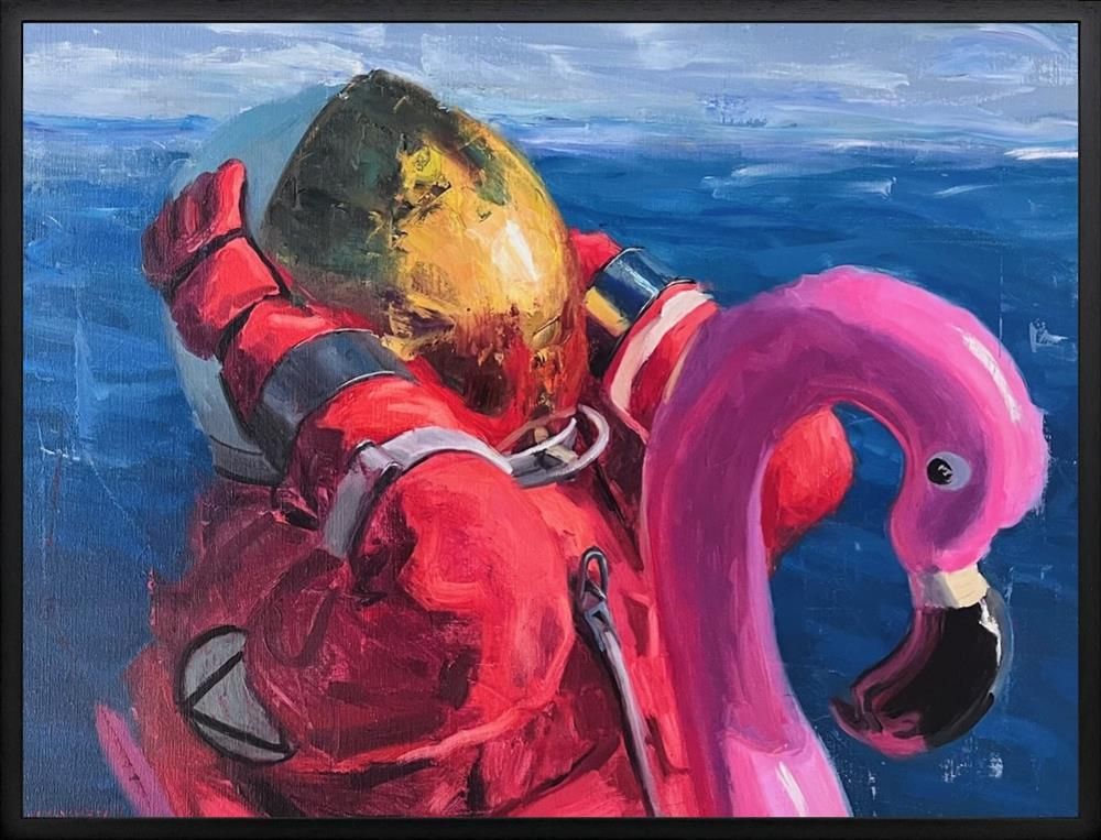 Andreas Claussen - 'Don't Hear' - Framed Original Art