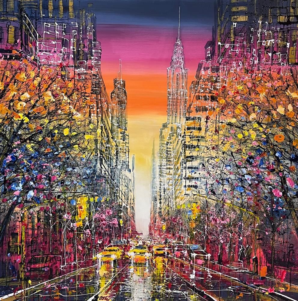 Nigel Cooke - 'NYC Evenings'  - Framed Original Artwork