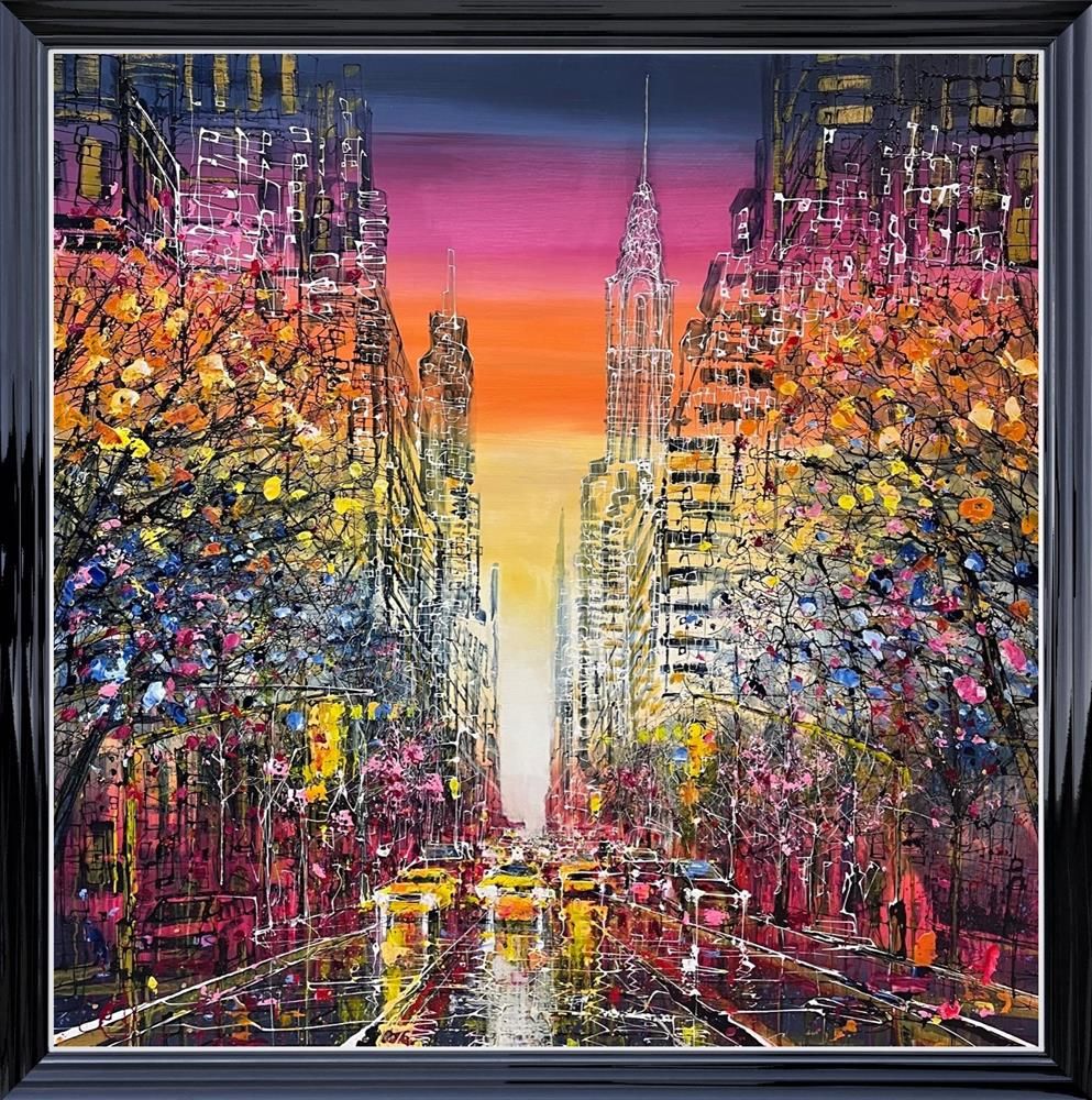 Nigel Cooke - 'NYC Evenings'  - Framed Original Artwork