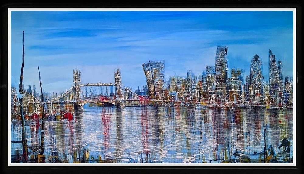 Nigel Cooke - 'The Big Smoke'  - Framed Original Artwork