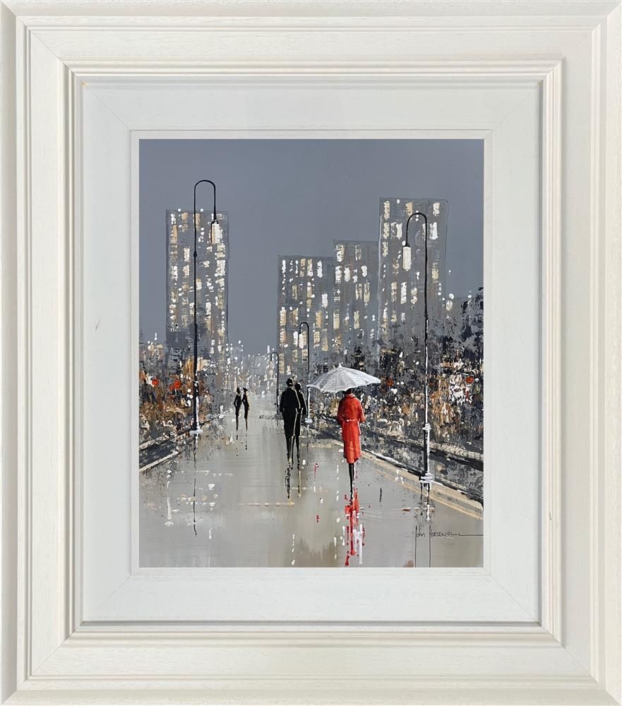 John Horsewell - 'City Shadows' - Framed Original Artwork