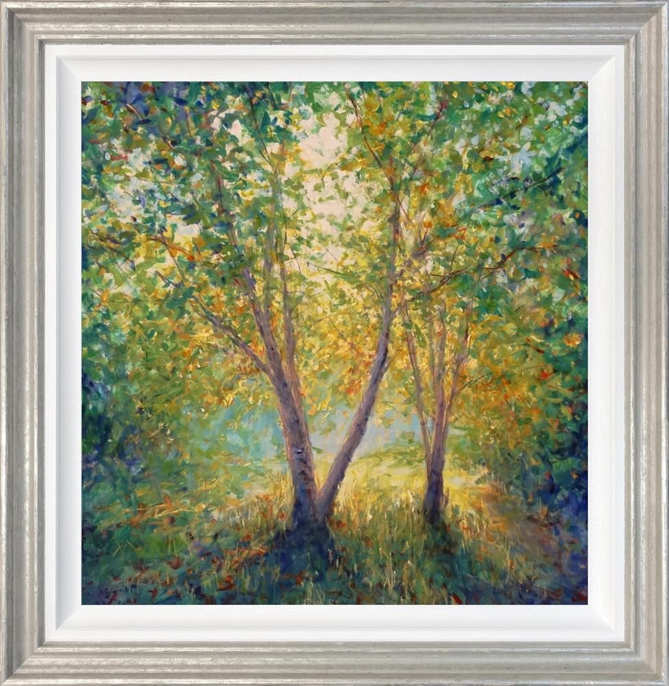 Mariusz Kaldowski - 'Young Birches' - Framed Original Art