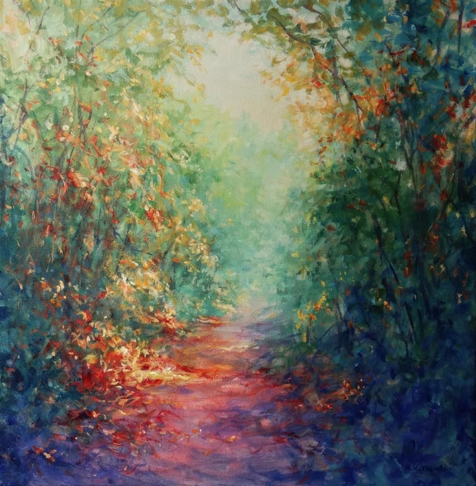 Mariusz Kaldowski - 'Sunday Stroll' - Framed Original Art