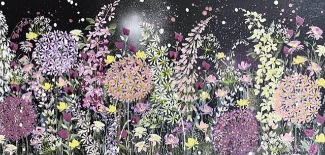 Jane Morgan - 'Moonlight Shadows' - Framed Original Art