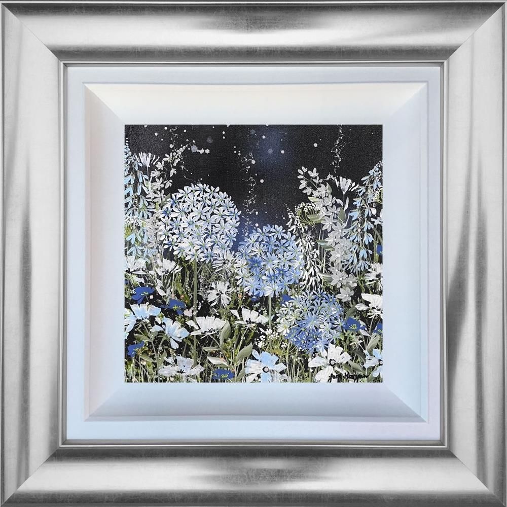 Jane Morgan - 'Blue Lights' - Framed Original Art