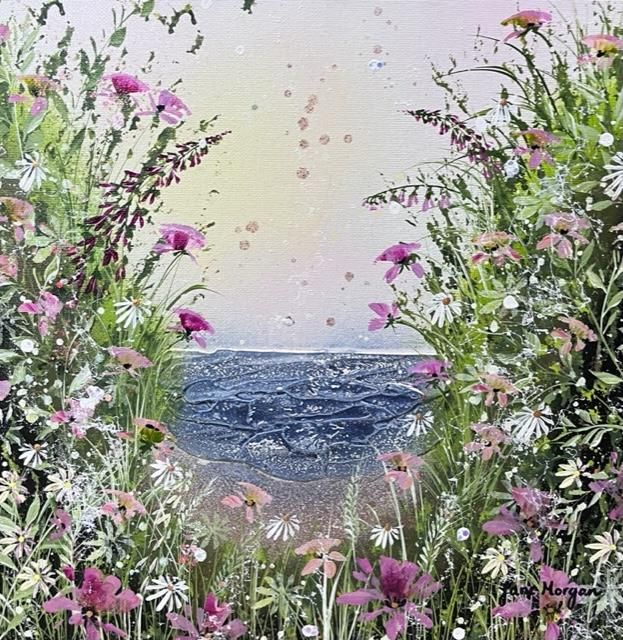 Jane Morgan - 'The Ocean Is Near' - Framed Original Art