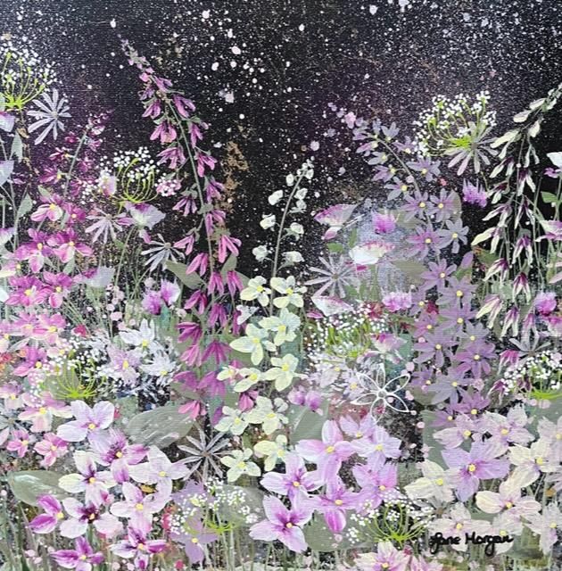 Jane Morgan - 'Bursting Bloom' - Framed Original Art