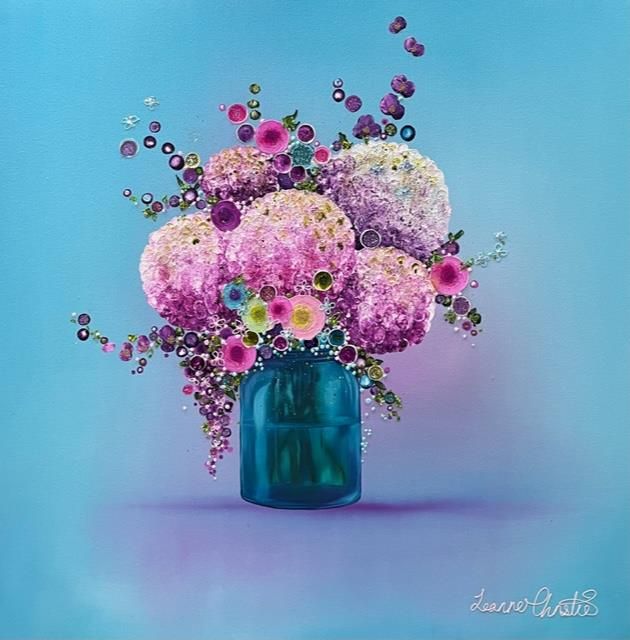 Leanne Christie - 'Love, Love, Love' - Framed Original Artwork