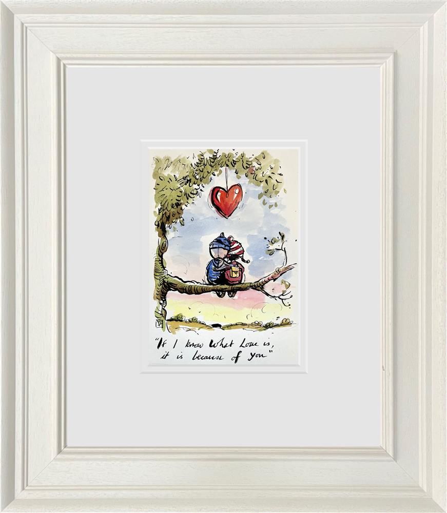 Michael Abrams - 'I Know What Love Is' - Framed Original Study