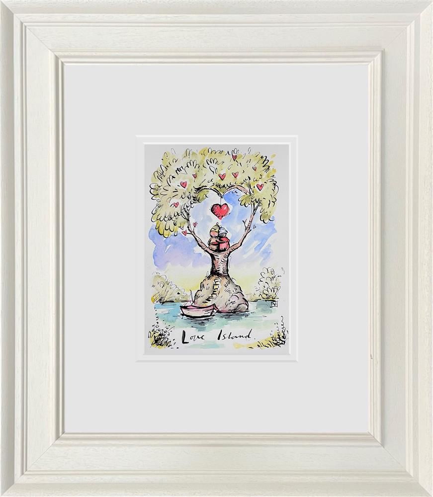 Michael Abrams - 'Love Island' - Framed Original Study