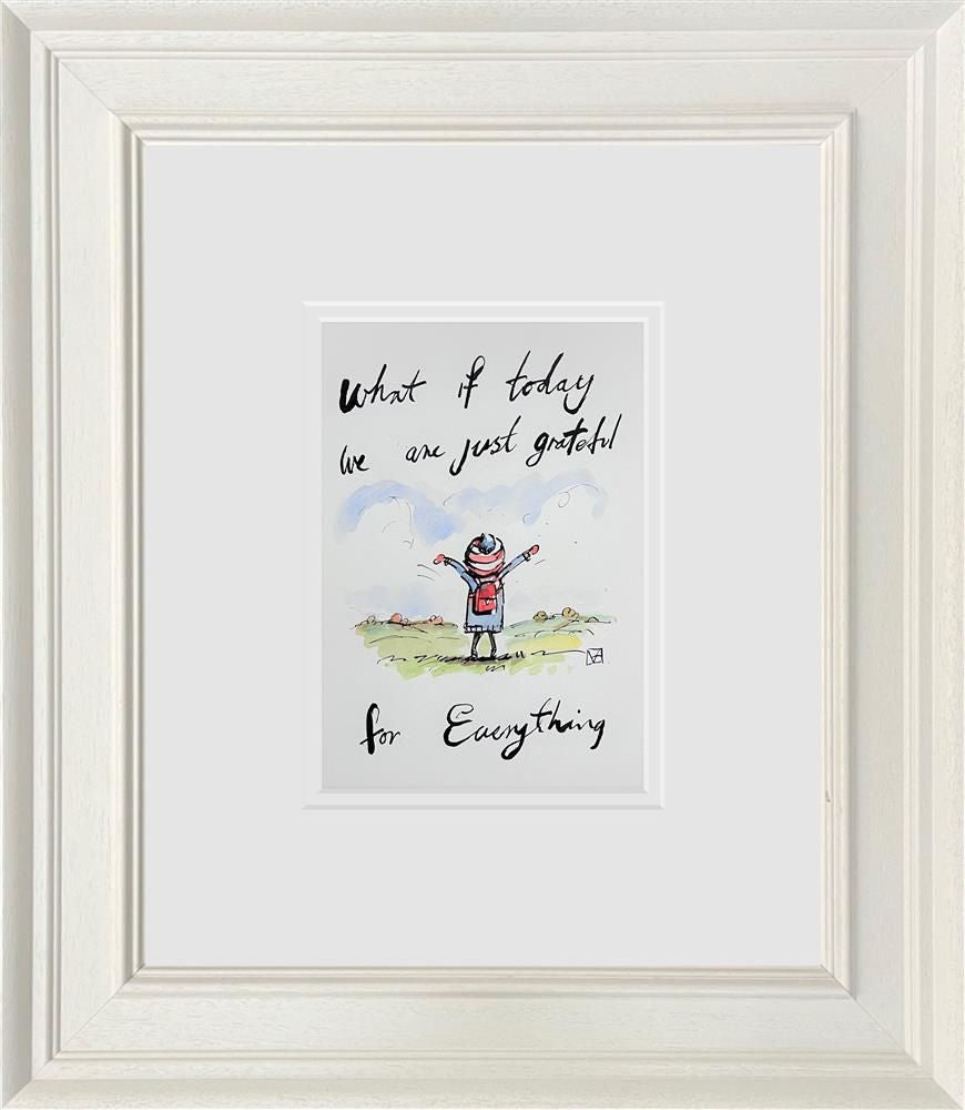 Michael Abrams - 'Grateful For Everything' - Framed Original Study