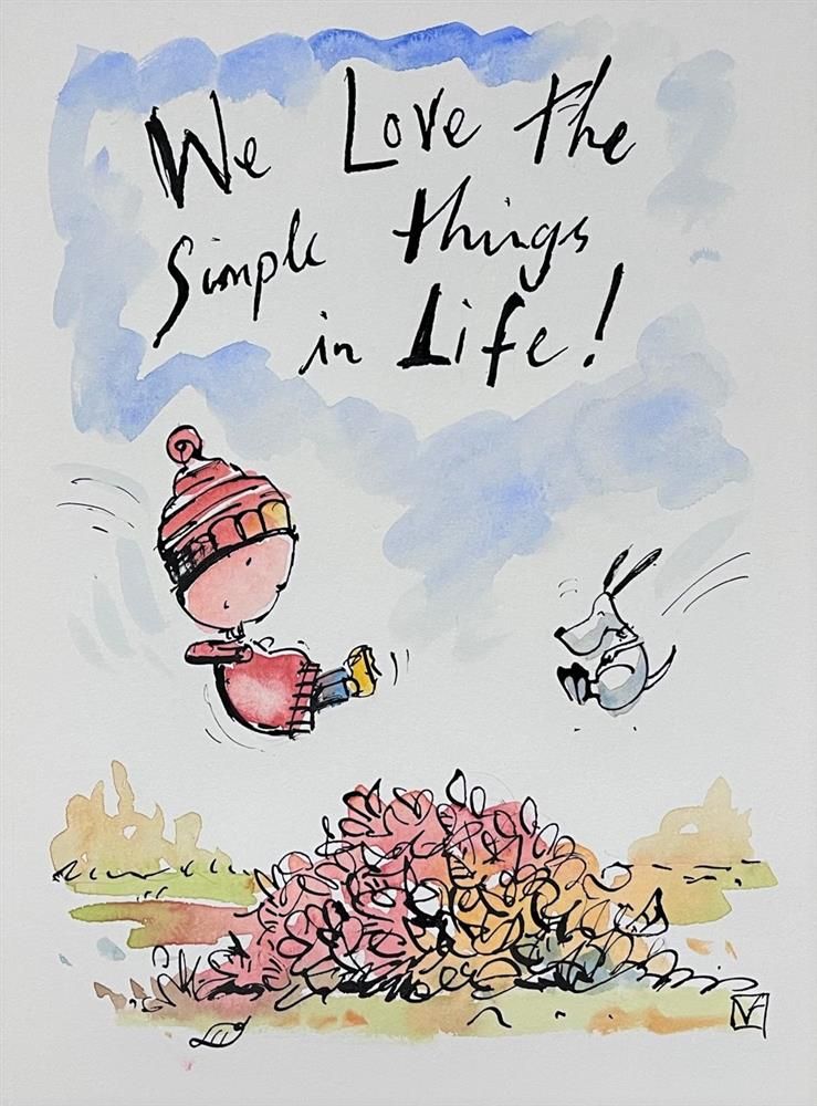 Michael Abrams - 'Simple Things In Life' - Framed Original Study