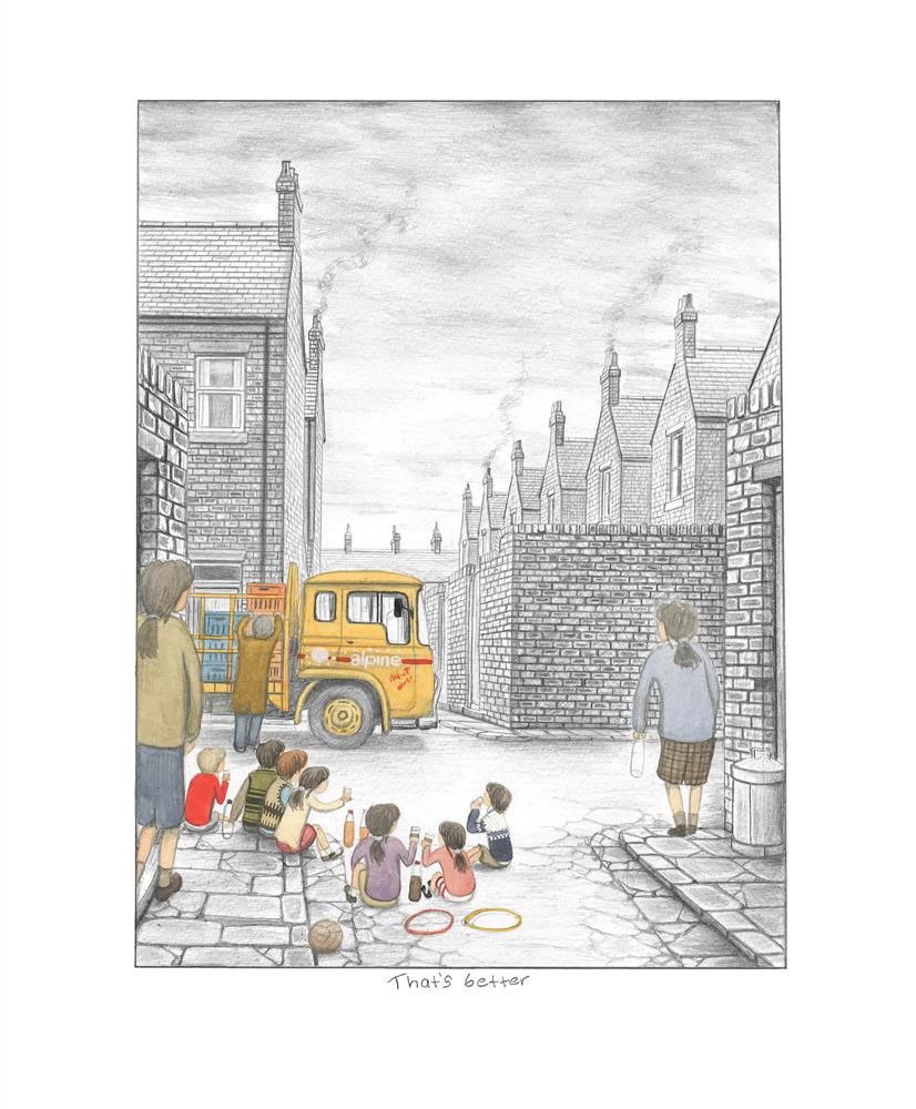 Leigh Lambert - 'That's Better- Sketch' - Framed Limited Edition