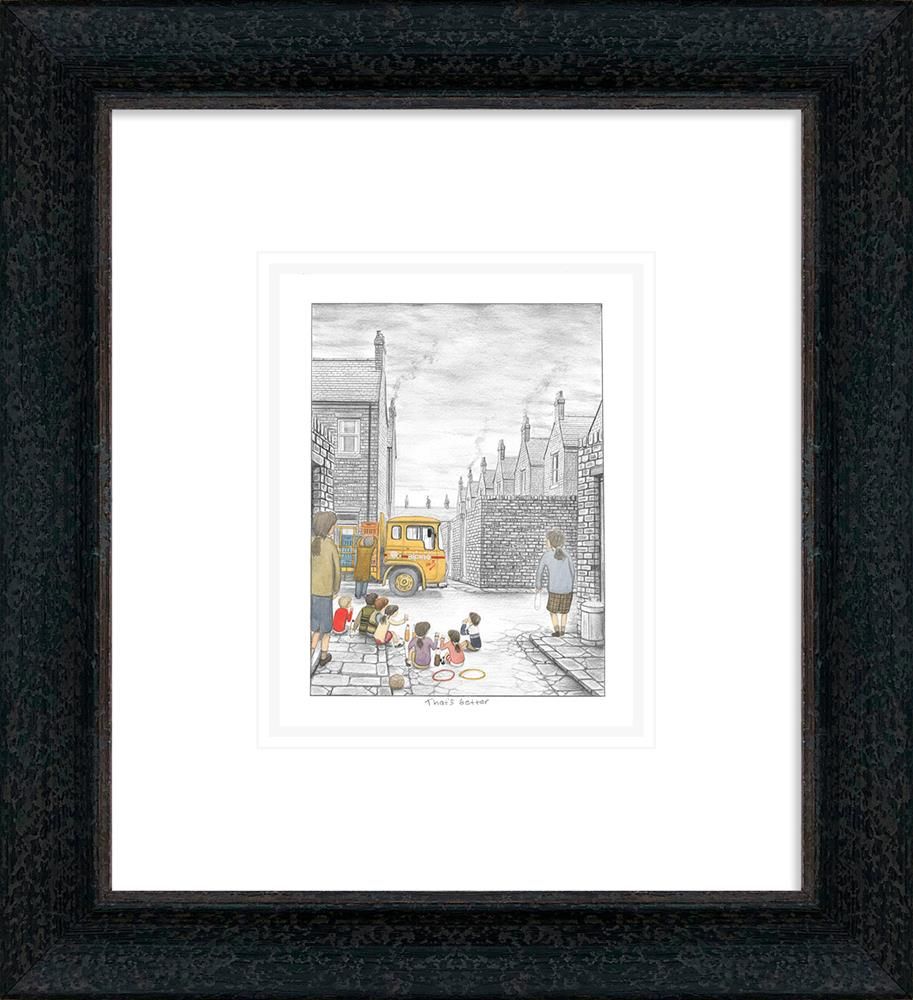 Leigh Lambert - 'That's Better- Sketch' - Framed Limited Edition