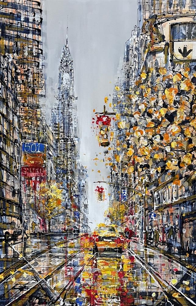 Nigel Cooke - 'Heading Downtown'  - Framed Original Artwork