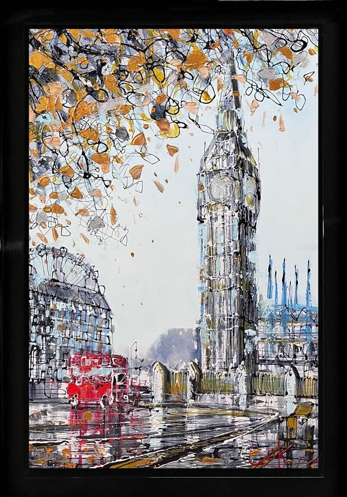 Nigel Cooke - 'City Chimes'  - Framed Original Artwork