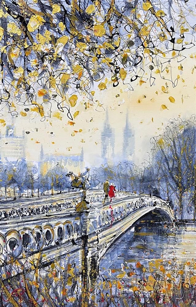 Nigel Cooke - 'Central Park Stroll'  - Framed Original Artwork