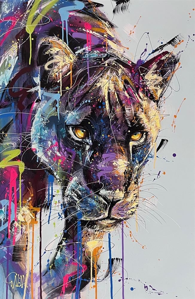 Joe Galindo - 'Nala' - Framed Original Art