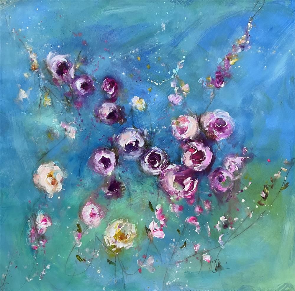 Carrie Clayden - 'Extra Sea' - Framed Original Artwork