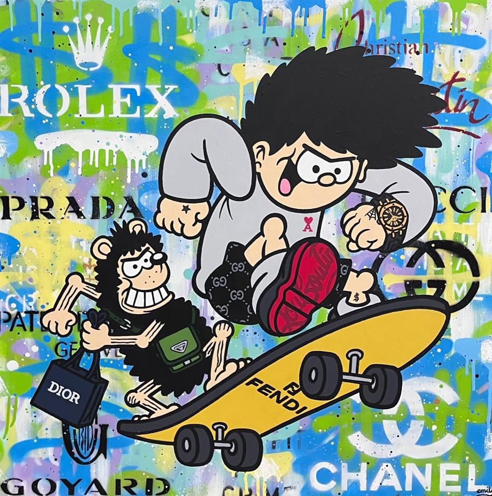 Emily Crook - 'Ride With Me' - Framed Original Art