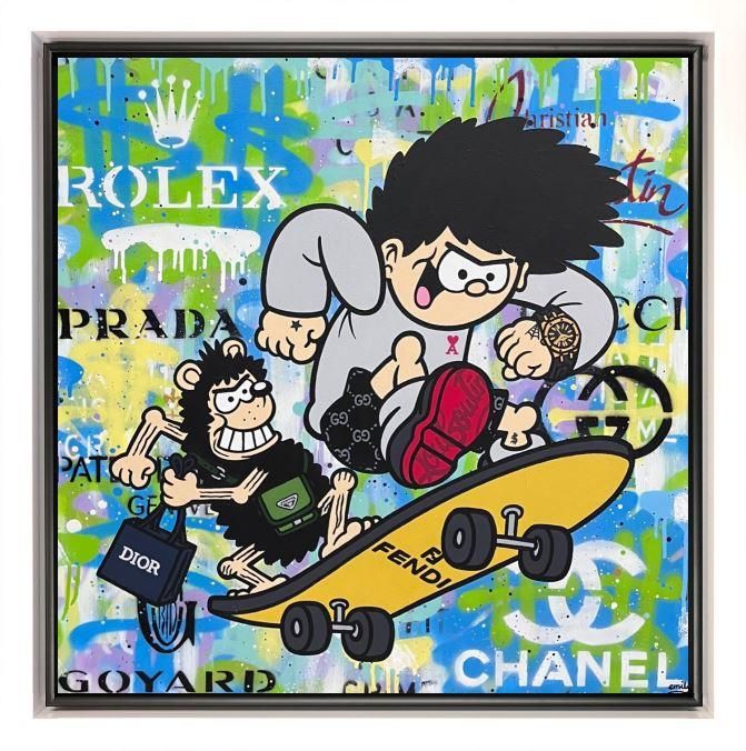 Emily Crook - 'Ride With Me' - Framed Original Art