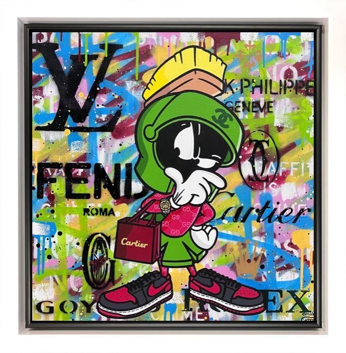 Emily Crook - 'Mr Martian' - Framed Original Art