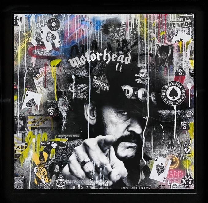 Add Subtract- 'Live Fast, Die Old' - Framed Original Art