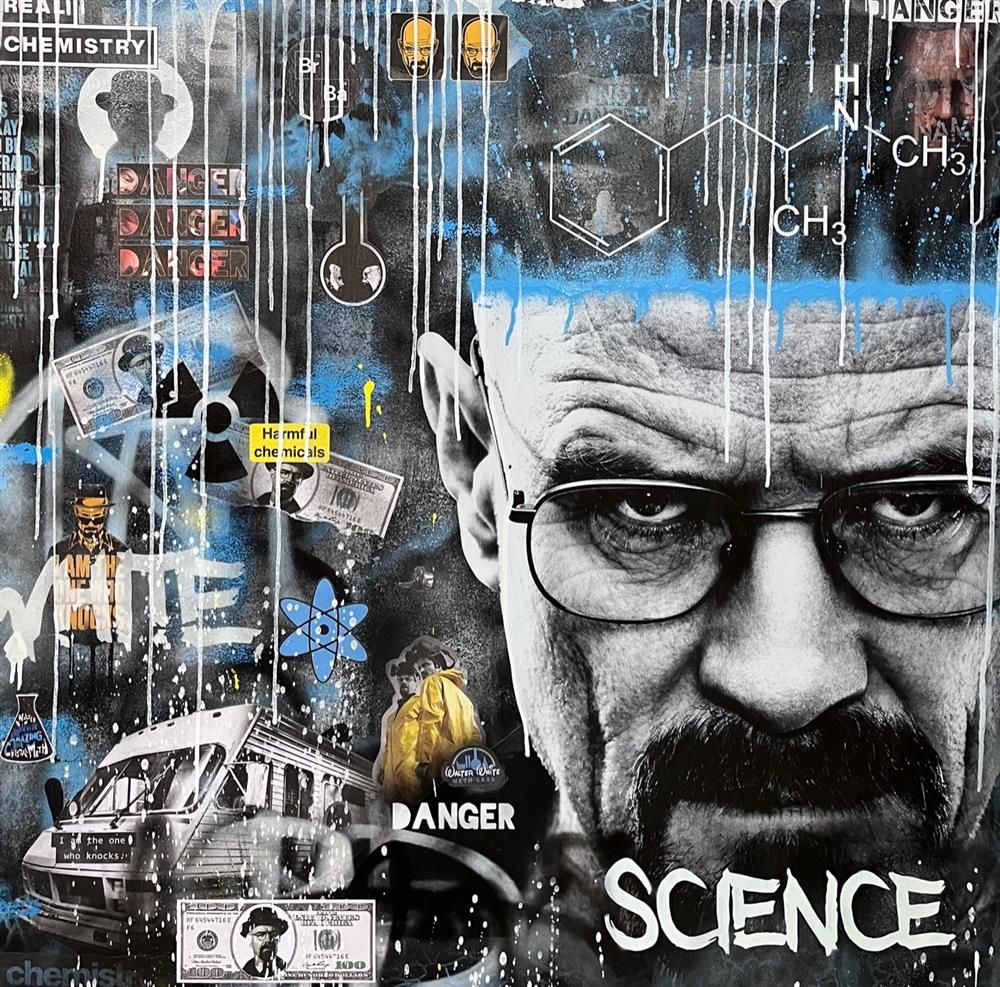 Add Subtract- 'Science' - Framed Original Art