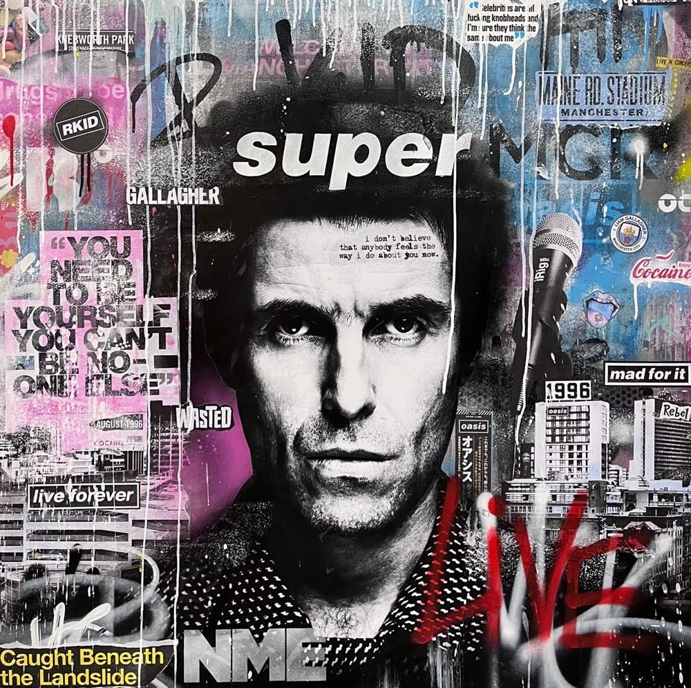 Add Subtract- 'Liam Live Forever' - Framed Original Art