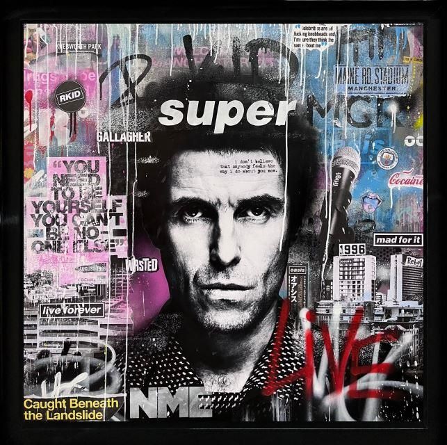 Add Subtract- 'Liam Live Forever' - Framed Original Art