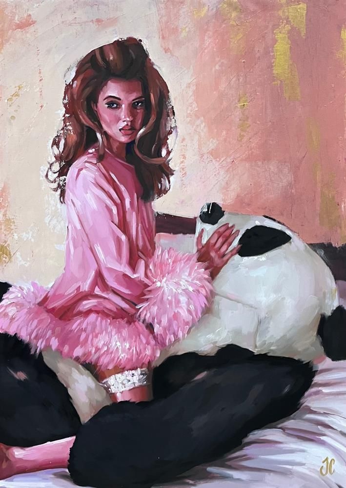 Joss Clapson - 'Bear Hugs' - Framed Original Art