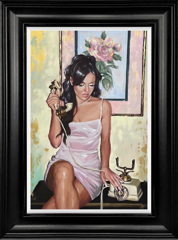 Joss Clapson - 'My Secret Call' - Framed Original Art