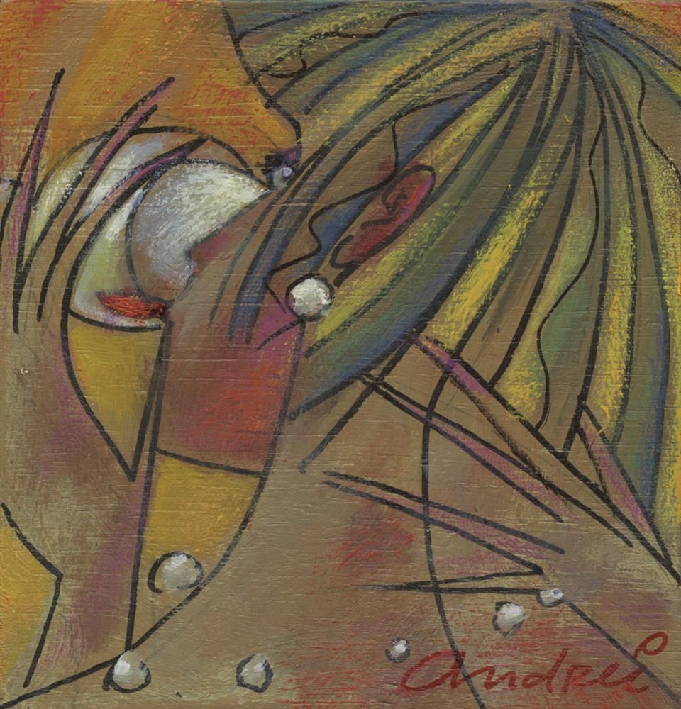 Andrei Protsouk - 'Last Sip' - Framed Original Art