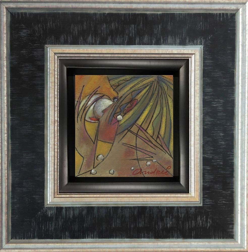 Andrei Protsouk - 'Last Sip' - Framed Original Art