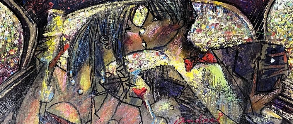 Andrei Protsouk - 'Cab Confession' - Framed Original Art