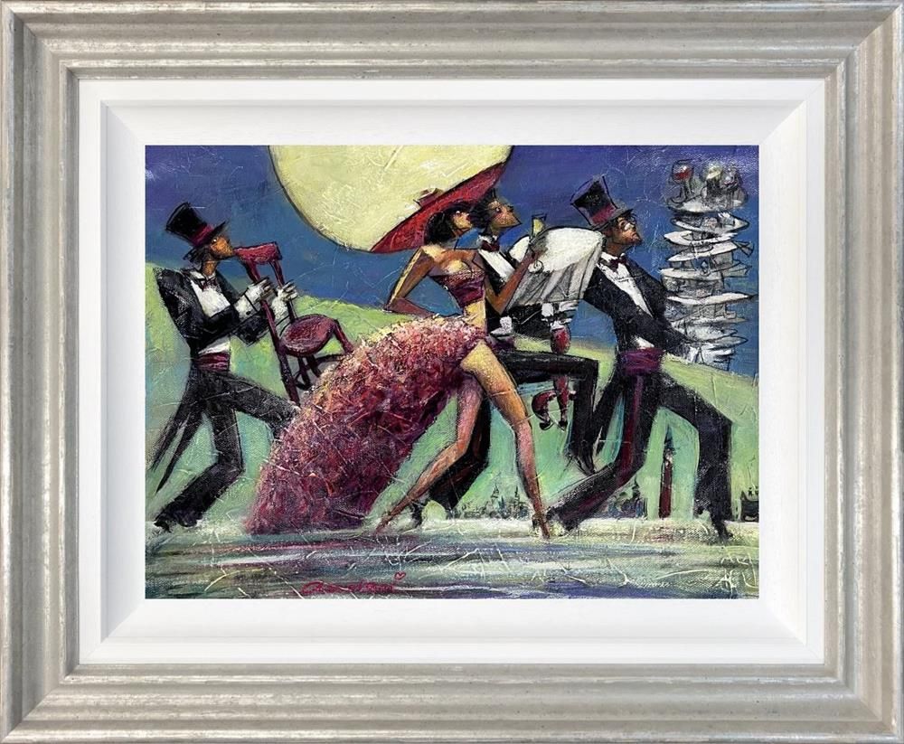 Andrei Protsouk - 'Table In San Marco' - Framed Original Art