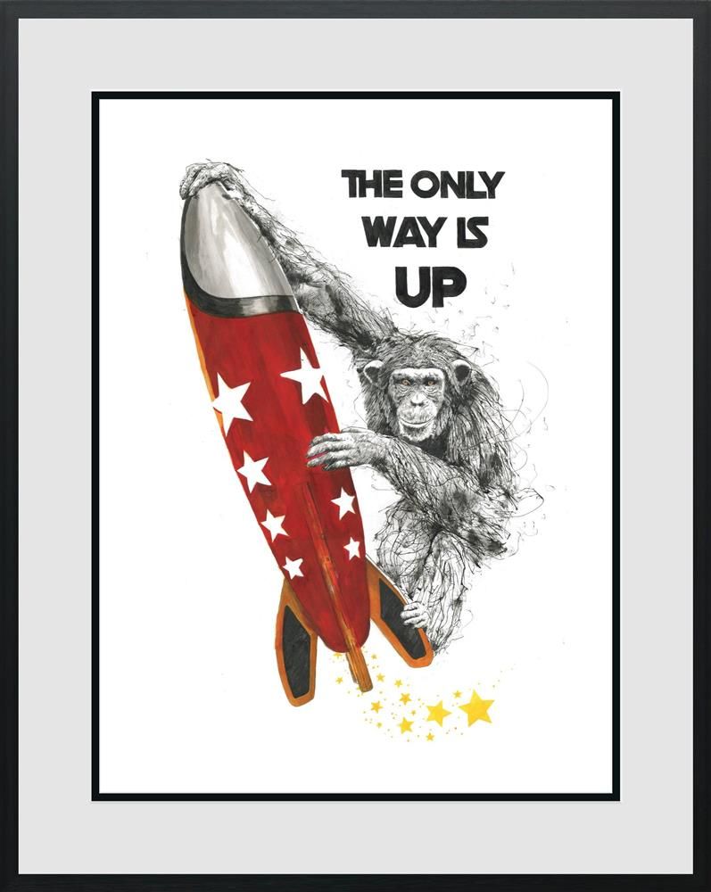 Scott Tetlow - 'The Only Way Is Up' - Miniature - Framed Limited Edition Print