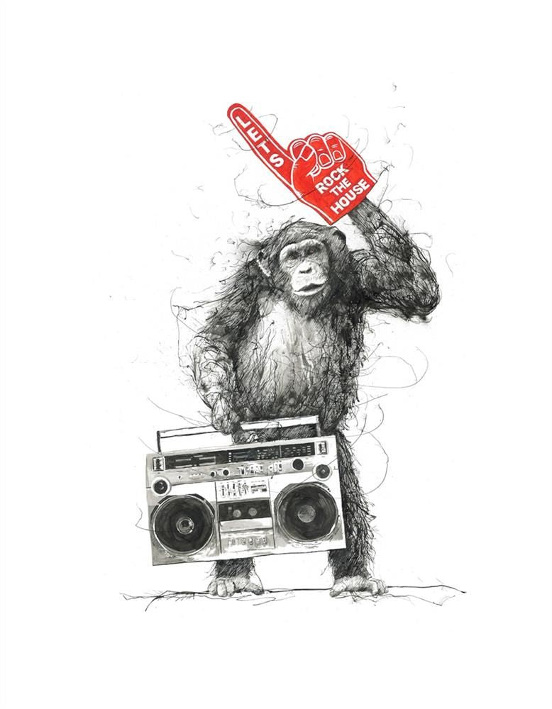 Scott Tetlow - 'Let's Rock The House' - Framed Limited Edition Print