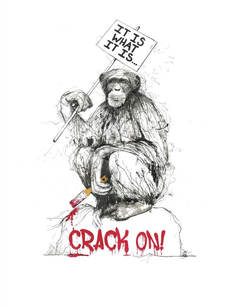 Scott Tetlow - 'Crack On' - Framed Limited Edition Print